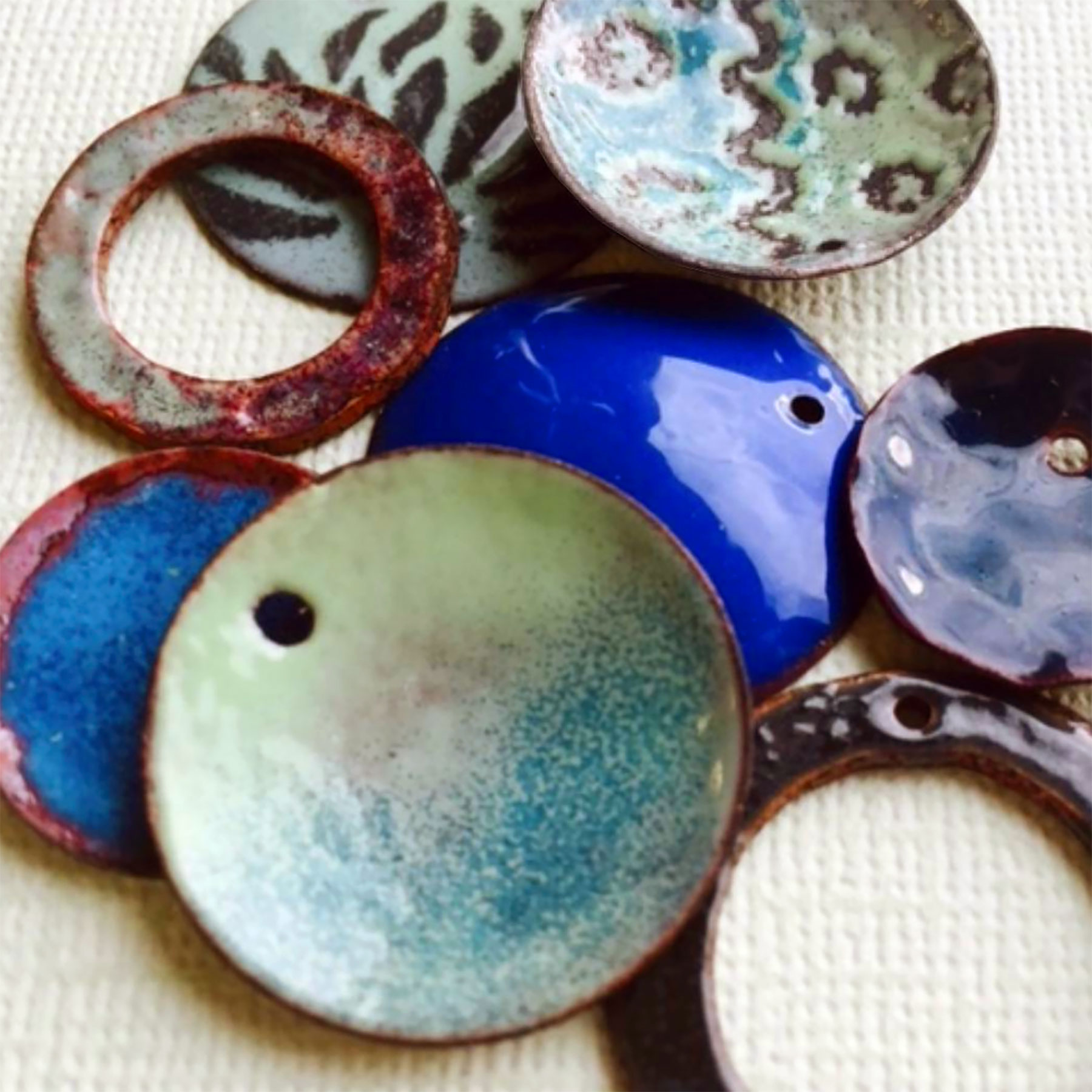 Enamel Jewelry Examples