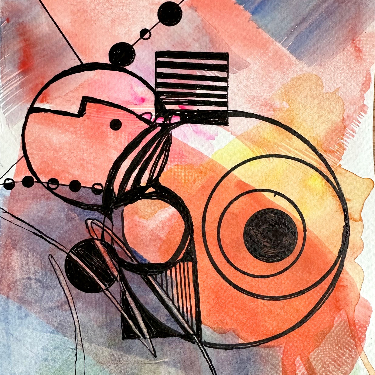 Neurographic Art Example by Gerry Willging
