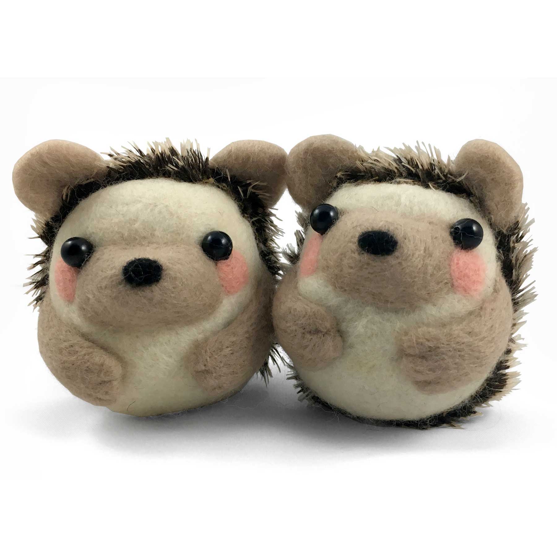 Needle Felted Hedgehogs by Tif Farmakis-Day