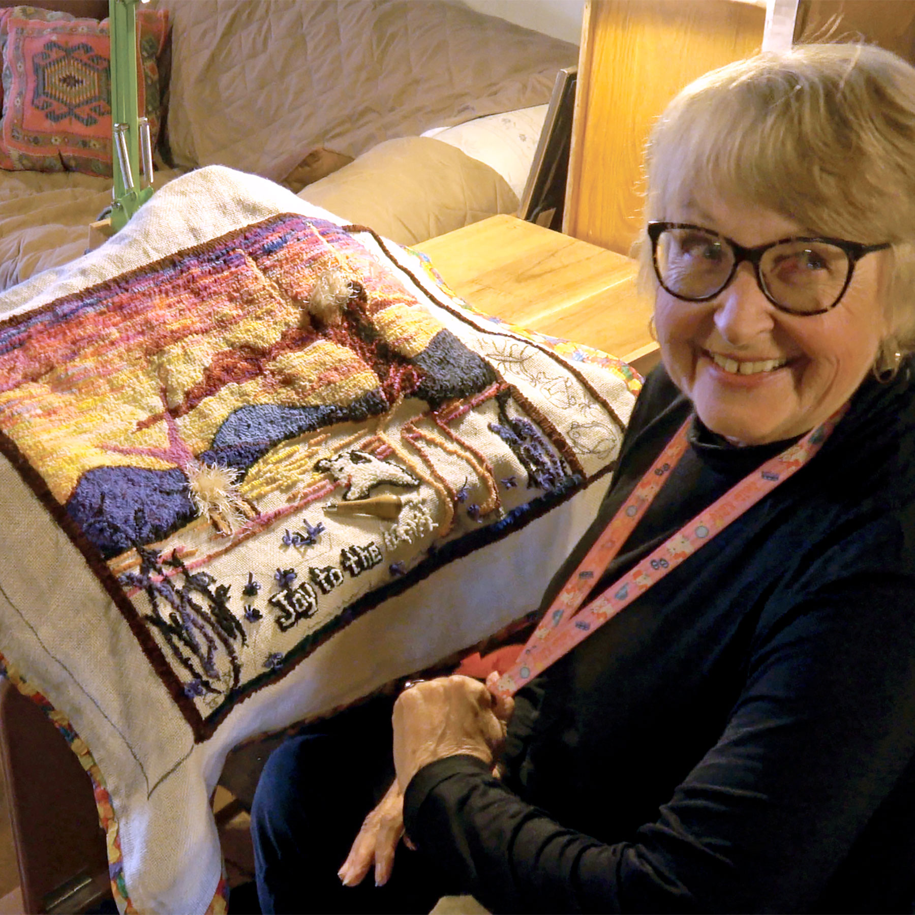 Grace Collette with Punch Rug Example