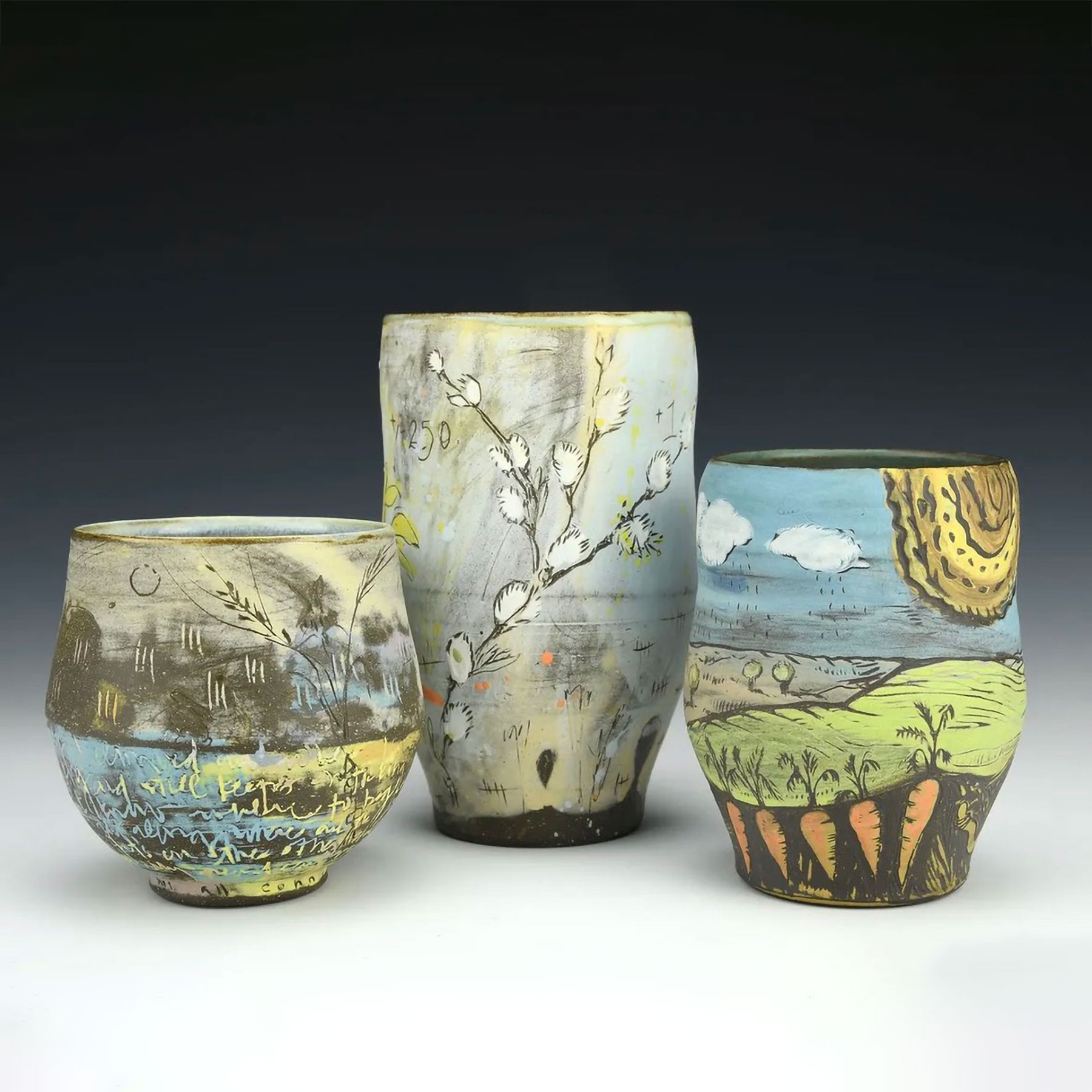 Pottery collection by Joan Curry