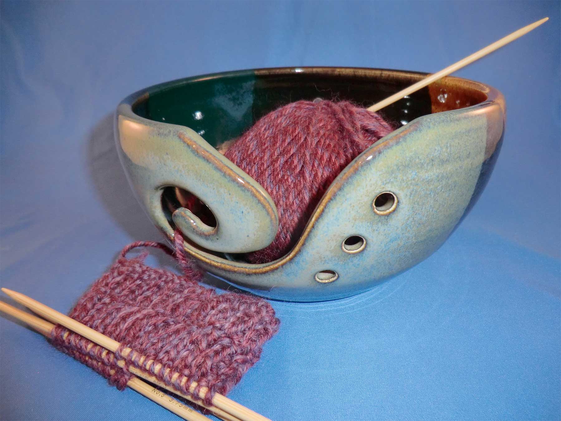 Fire Pond Pottery Yarn Bowl