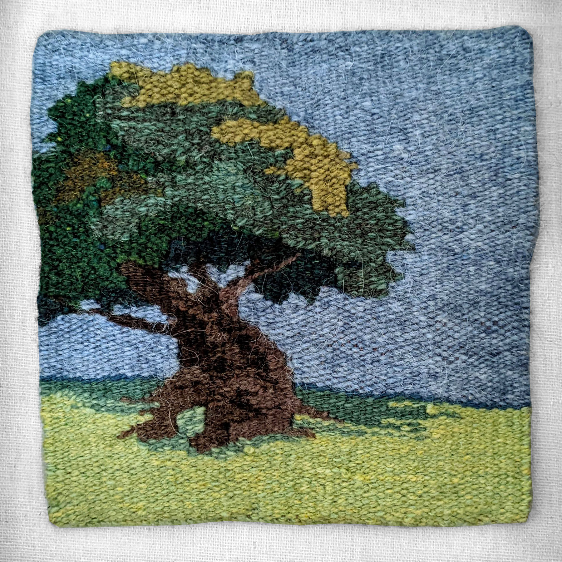 Dogwood Tapestry Weaving by Lisa Almeida